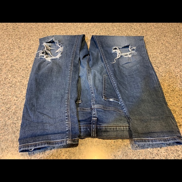 Express High Rise Girlfriend Jeans - Picture 3 of 4